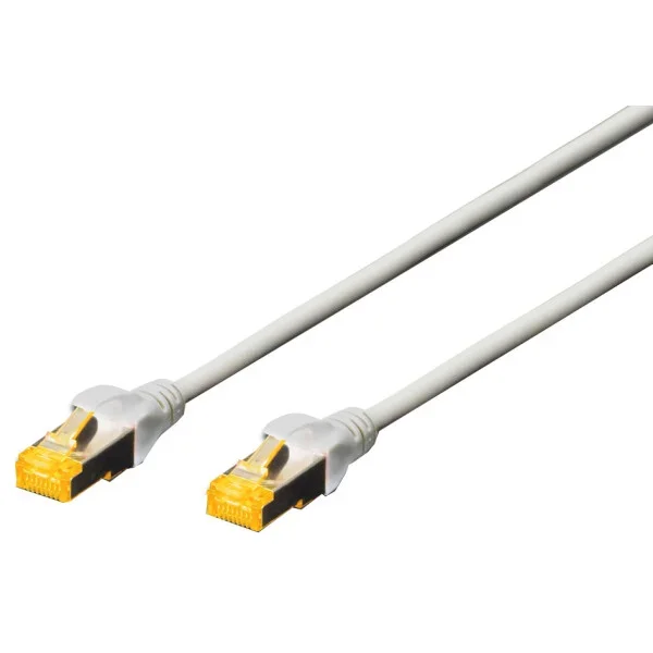 DIGITUS Patchkabel, Kat. 6A, S FTP, 0,5 m, grau