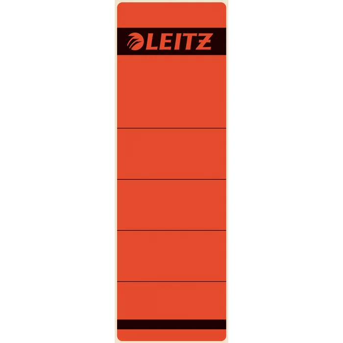 Ordneretikett kurz/breit Papier rot 10 St./Pack.